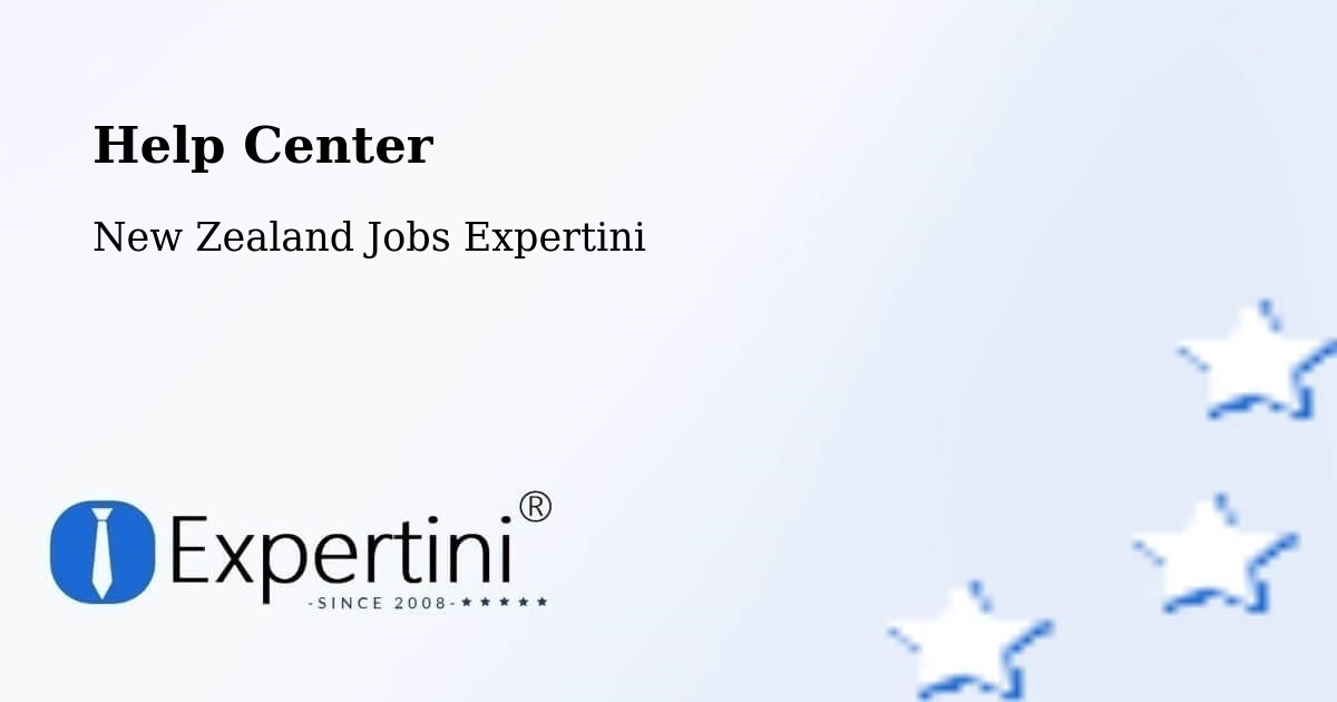 Help Center - New Zealand Jobs Expertini