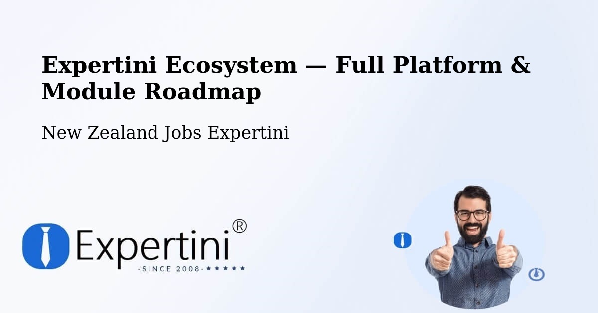 Expertini Ecosystem — Full Platform & Module Roadmap – Nelson